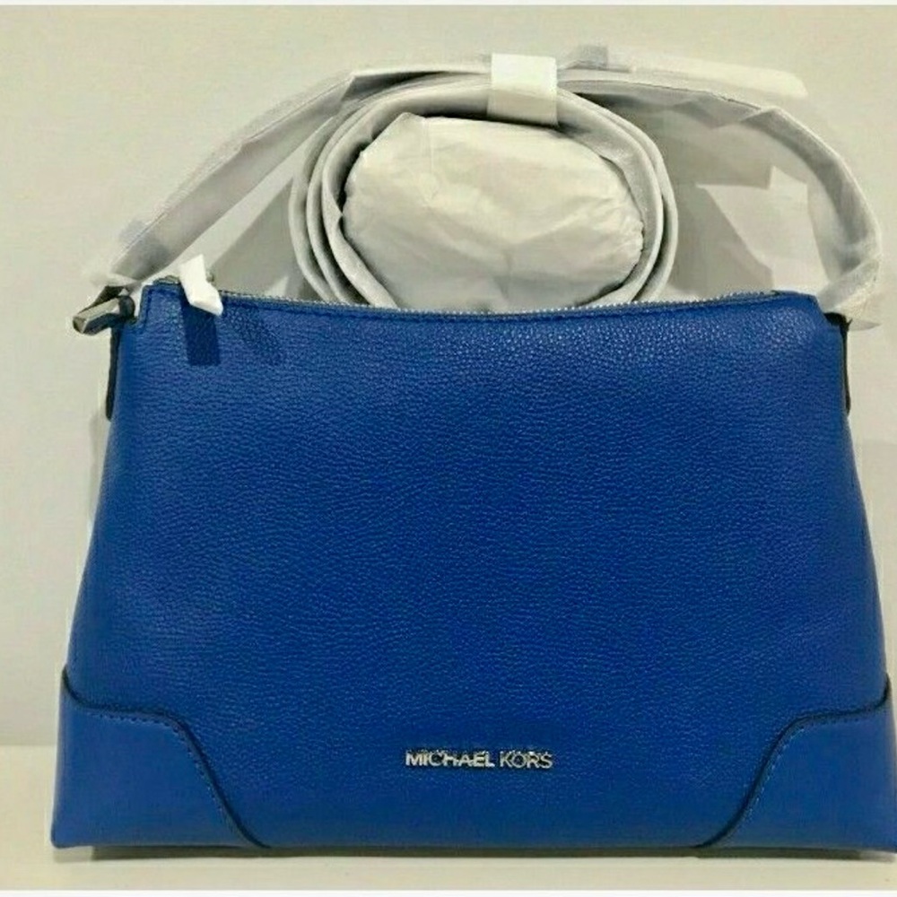 Michael Kors electric blue crossbody